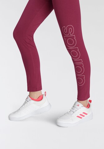 ADIDAS SPORTSWEAR Skinny Sportsbukse 'Lin' i rød