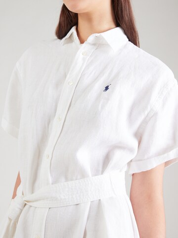 Abito camicia di Polo Ralph Lauren in bianco