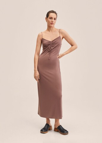 MANGO Dress 'Banas' in Brown: front