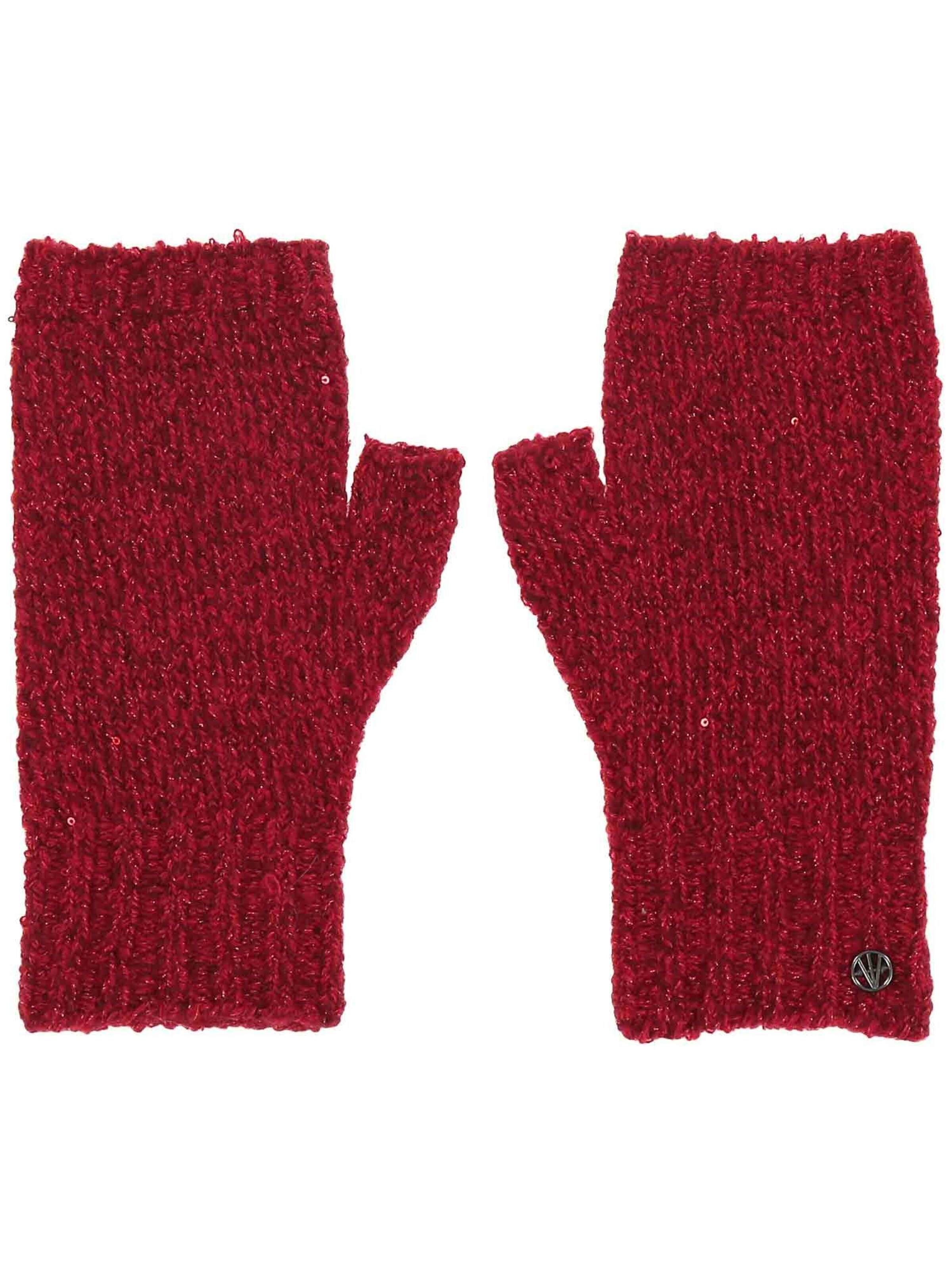 LOEVENICH Handstulpen in Rot: Vorderseite