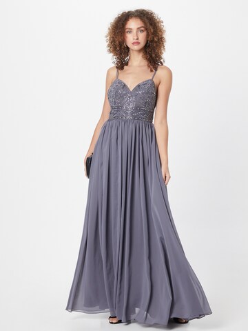 Laona Evening Dress in Grey