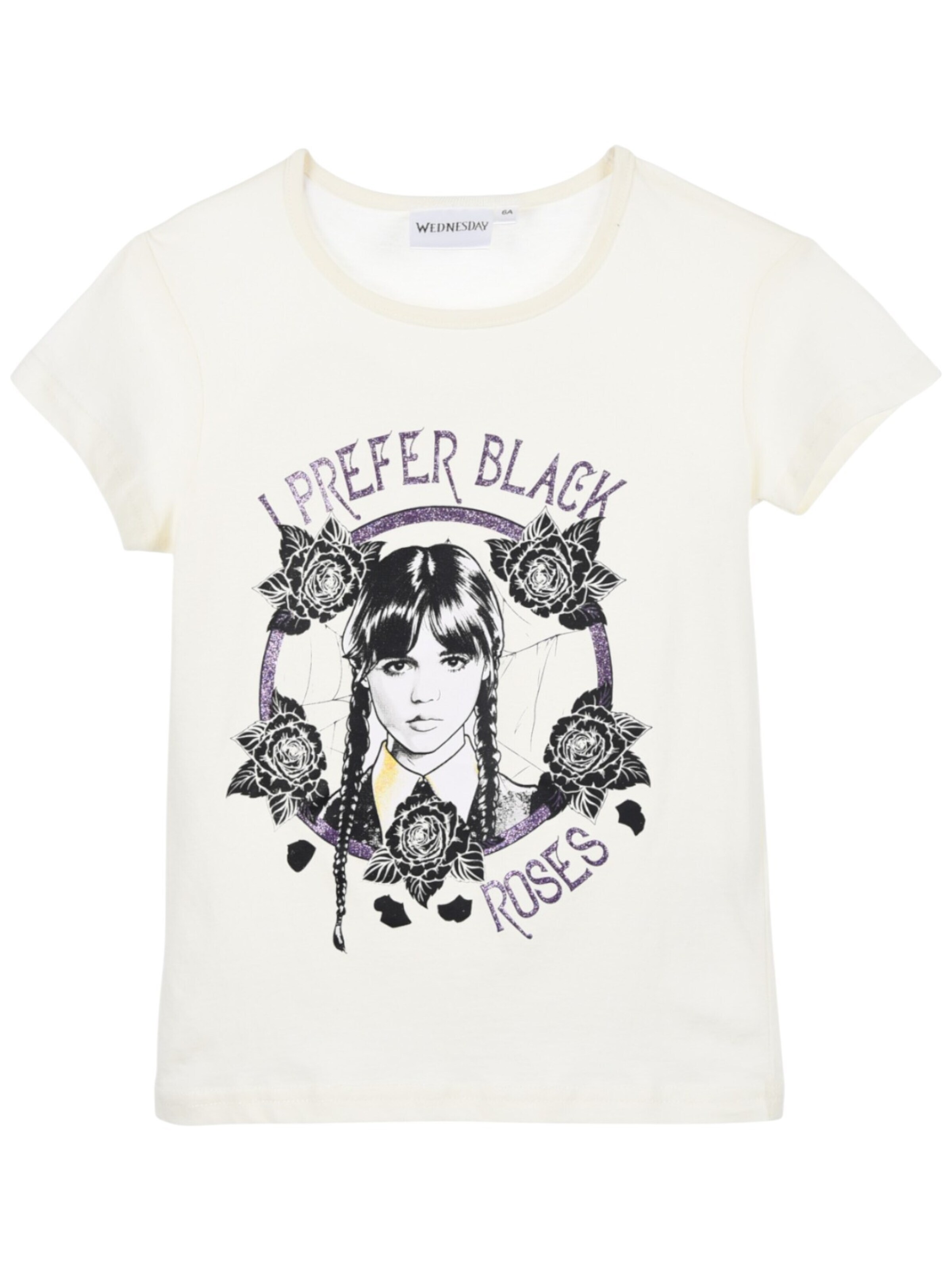 Wednesday Shirt 'Wednesday T-Shirt' in White: front