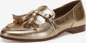 INUOVO Classic Flats in Gold: front