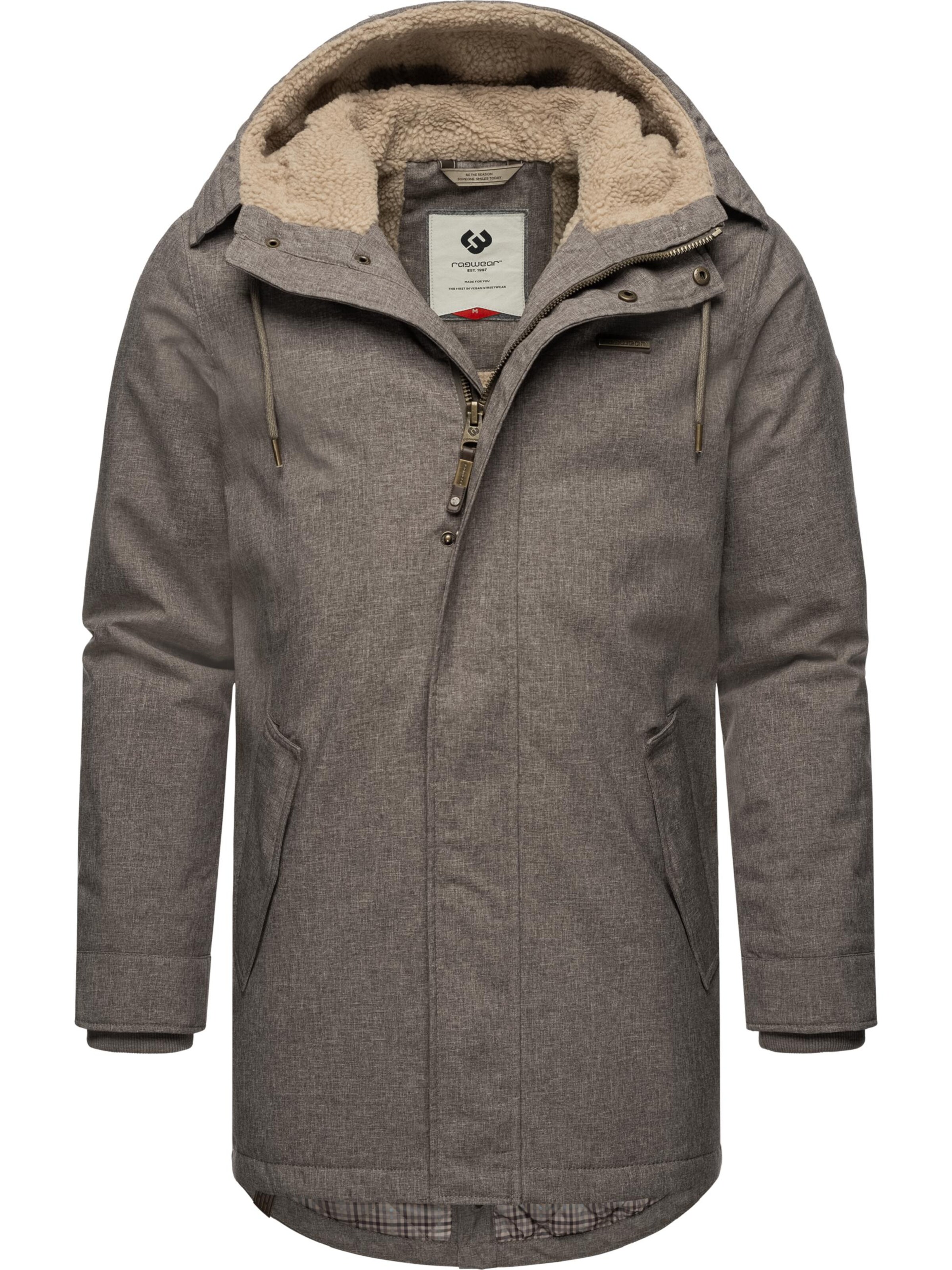 Ragwear Functionele jas 'Mr Smithem' in Bruin: voorkant