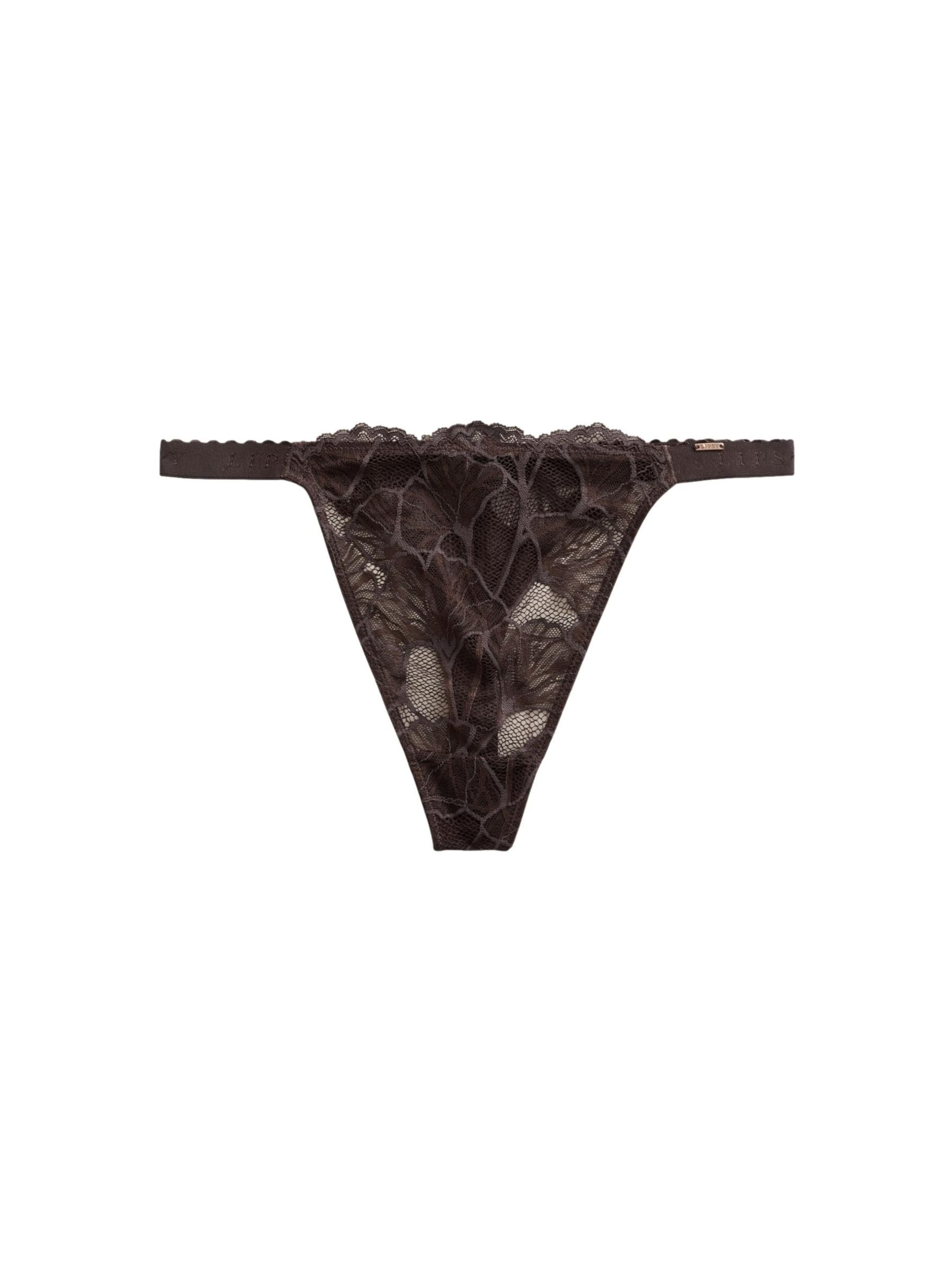 Lipsy - Tanga en marrón: frente