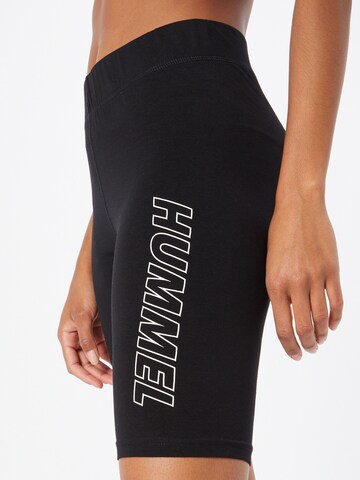 Hummel Skinny Sports trousers 'Maja' in Black