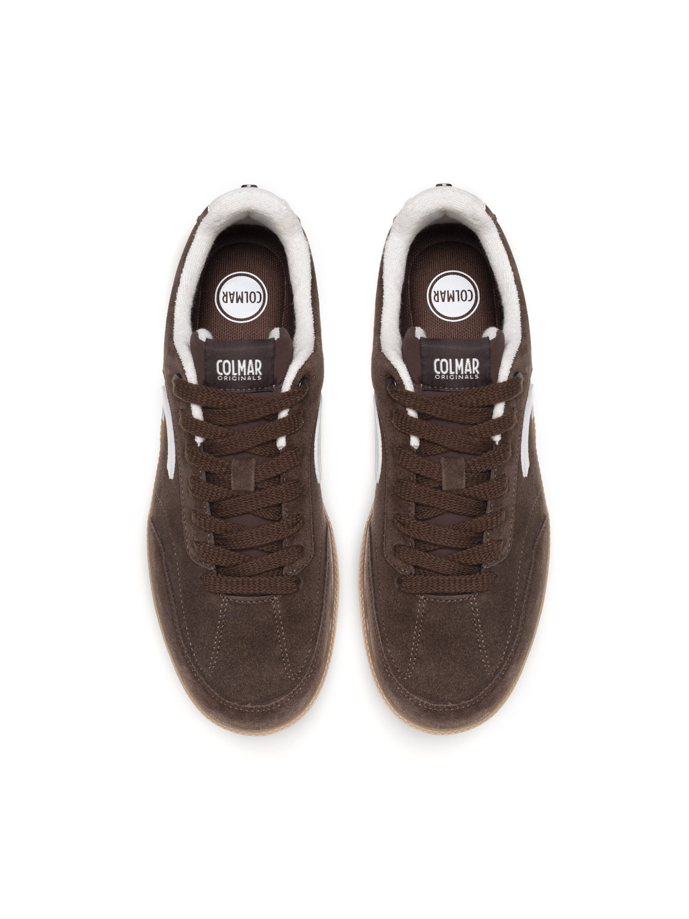 Baskets basses 'Blade Authentic' Colmar en marron : au dessus