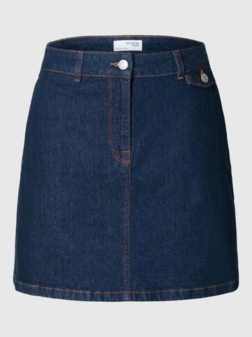 SELECTED FEMME Rok in Blauw