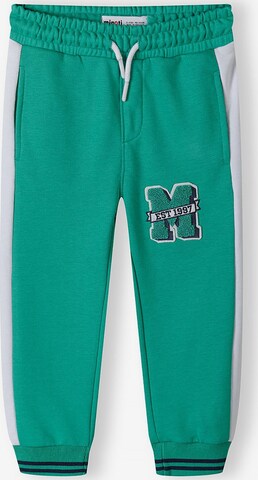 MINOTI Tapered Broek in Groen: voorkant