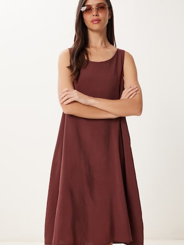 Robe d’été Happiness İstanbul en marron