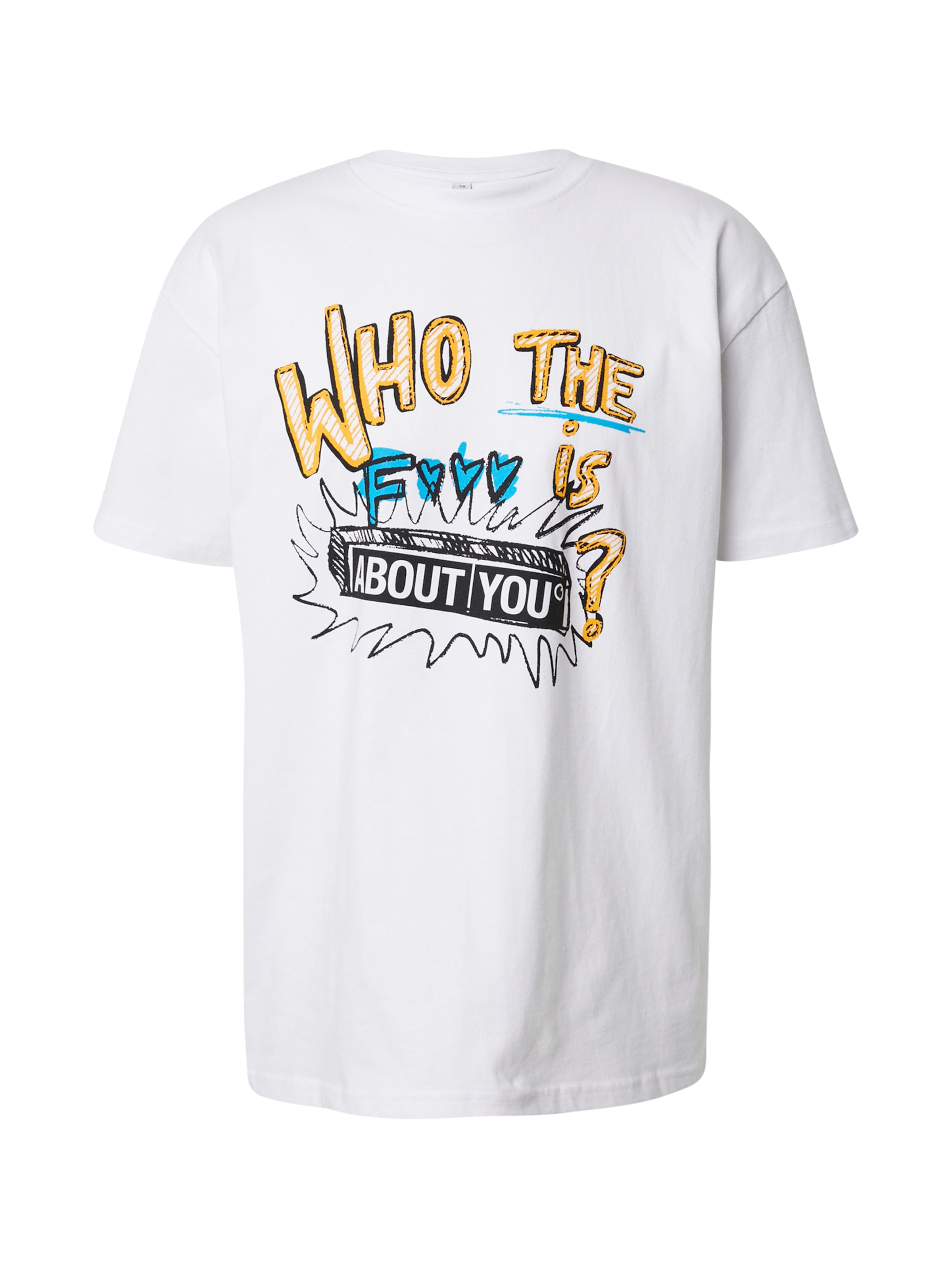 ABOUT YOU Limited Póló 'Anton' - fehér: elől