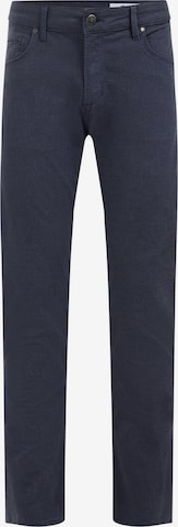 Coupe slim Pantalon WE Fashion en bleu : devant