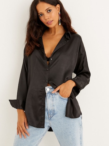 Camicia da donna di Cool & Sexy in nero: frontale