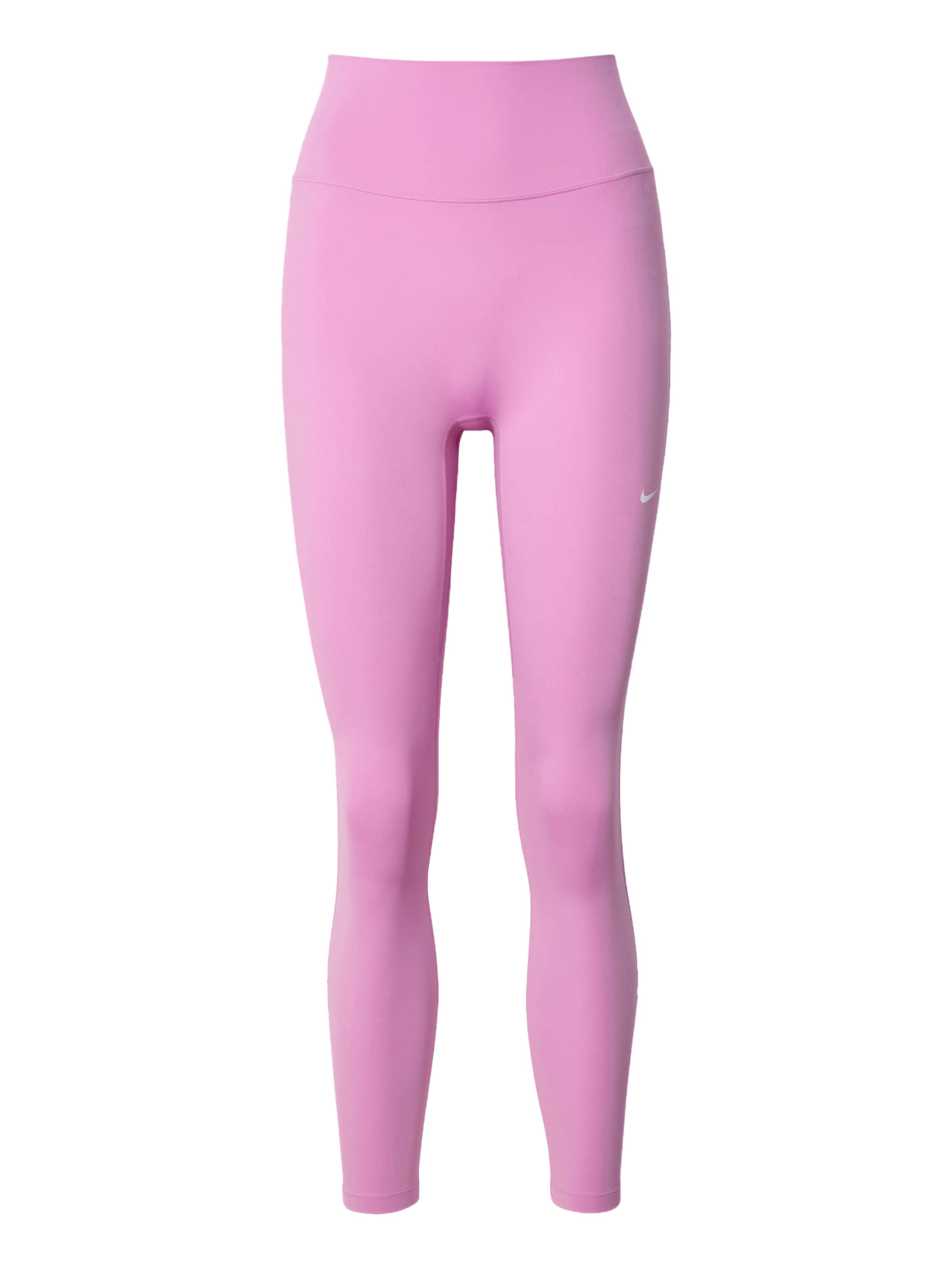 NIKE Skinny Športne hlače 'ONE' | roza barva: sprednja stran