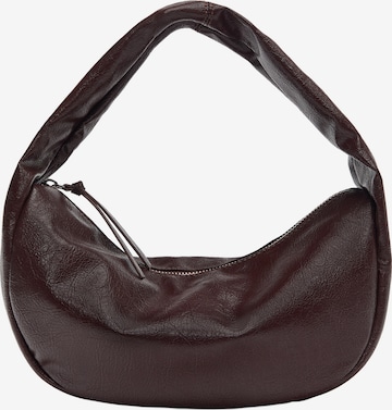 Pull&Bear Olkalaukku värissä ruskea: etupuoli