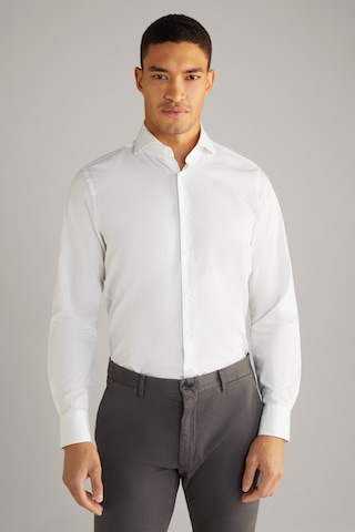 JOOP! Regular fit Business Shirt ' Mika ' in White: front