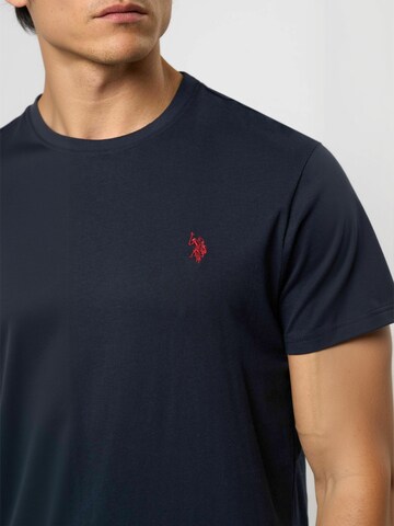 U.S. POLO ASSN. Regular Fit T-shirt ' UMArjun ' in Braun