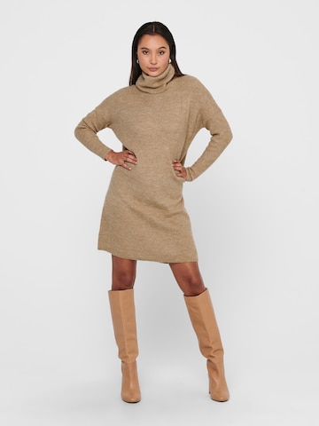 ONLY Knitted dress 'Jana' in Beige