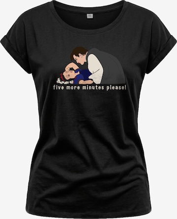 MAKAYA Shirt in Schwarz: Vorderseite