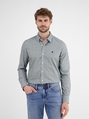 LERROS Regular fit Overhemd in Rood: voorkant