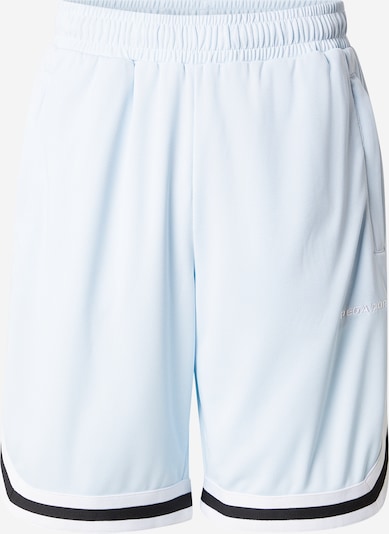 Pegador Housut 'Lansing' värissä pastellinsininen / musta / valkoinen, Tuotenäkymä