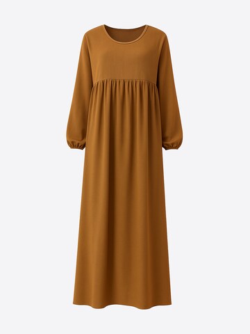 Elara Kleid in Braun