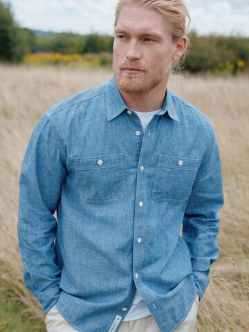 Next Regular Fit Skjorte i blå