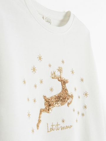 Cool Club Sweatshirt in Weiß