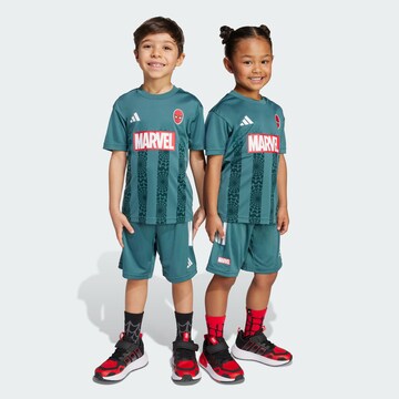 ADIDAS SPORTSWEAR Trainingsanzug 'Marvel Spider-Man' in Grün: Vorderseite