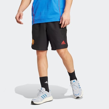 ADIDAS PERFORMANCE - regular Pantalón deportivo en negro: frente