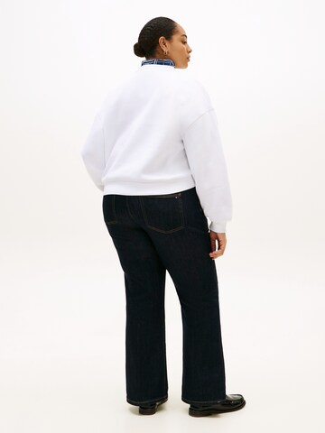 Tommy Hilfiger Curve - Sudadera en blanco