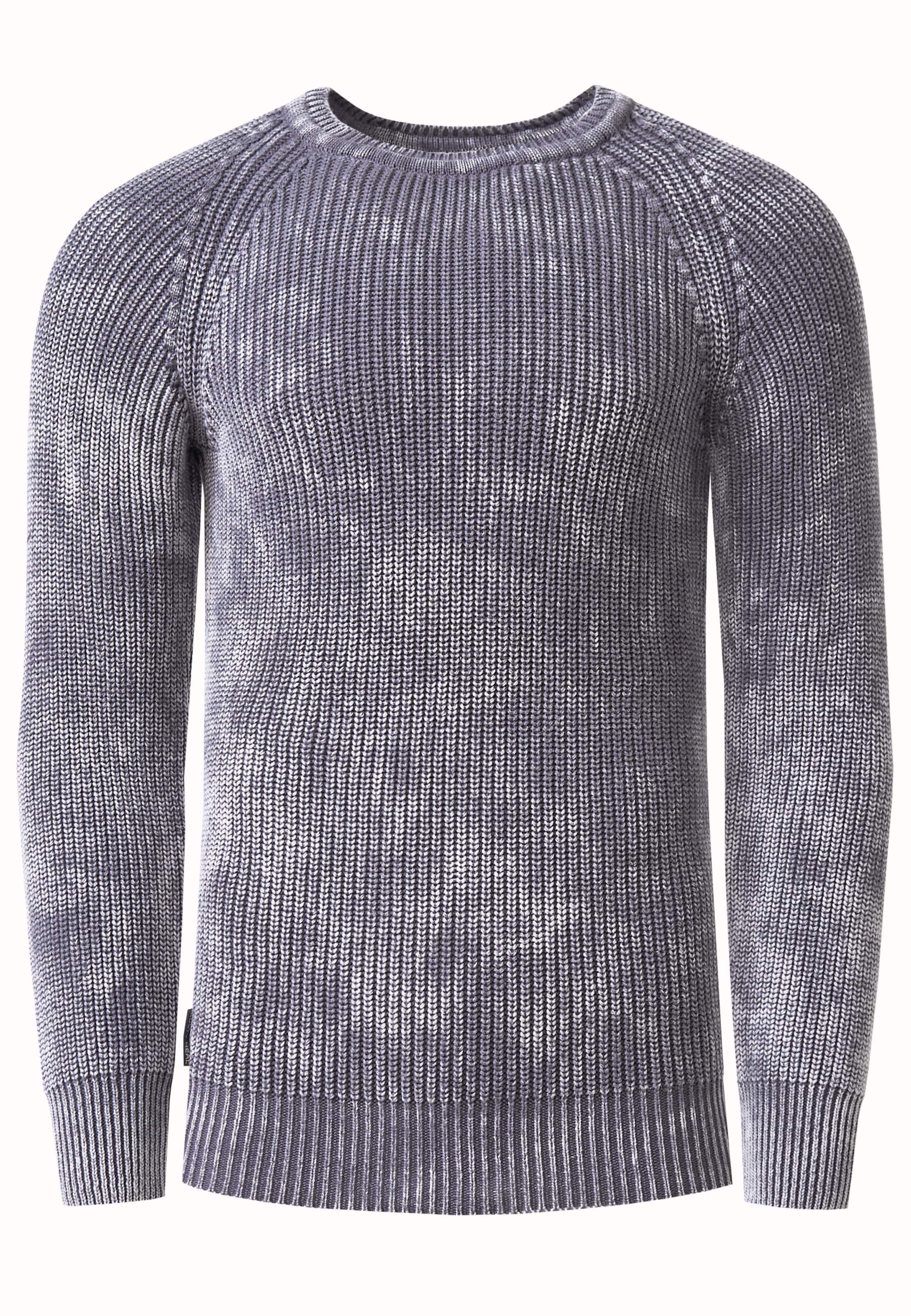 Rusty Neal Pullover in Grau: Vorderseite
