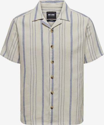 Only & Sons Regular fit Overhemd 'TREV' in Wit: voorkant