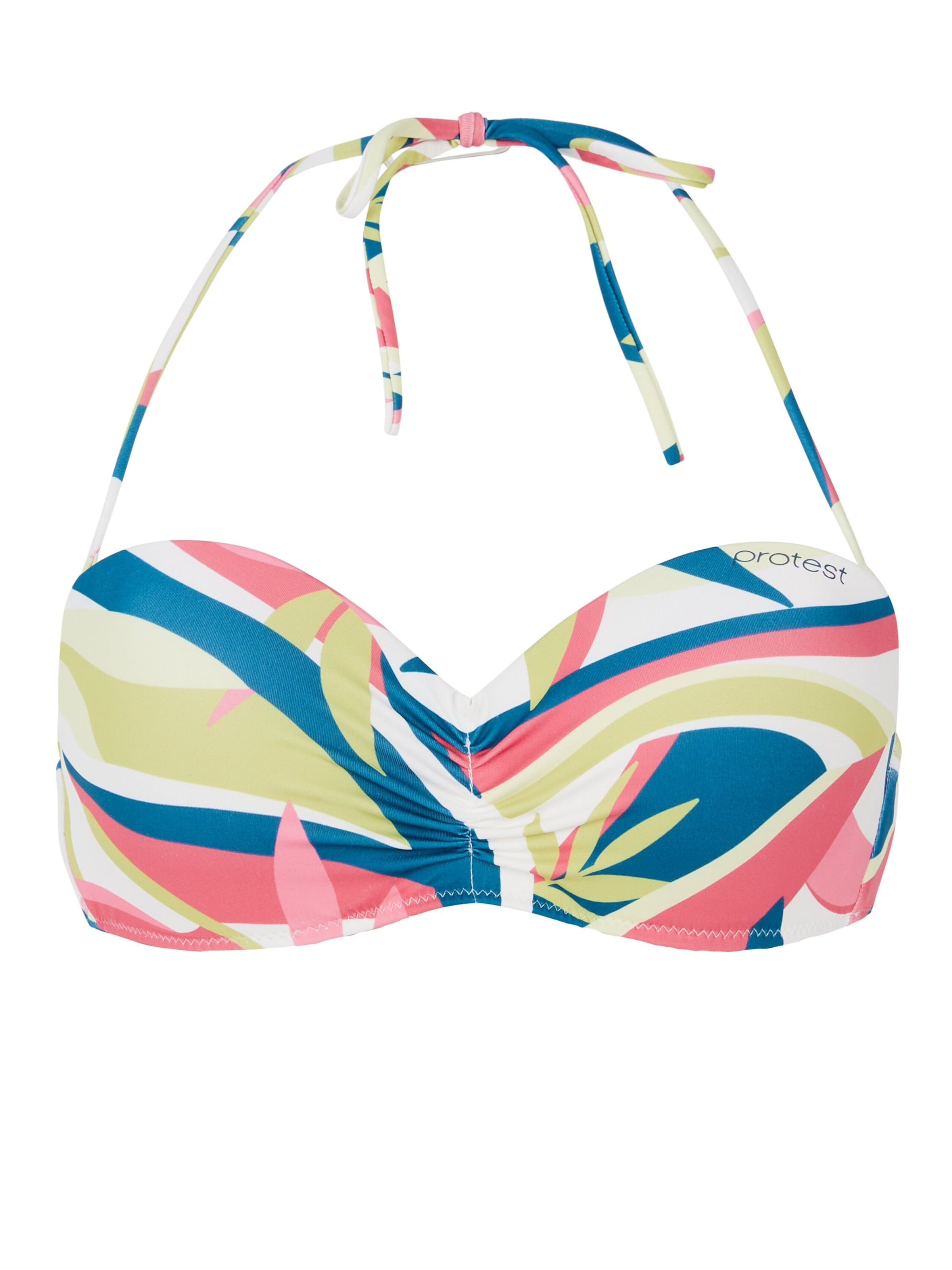 PROTEST Bandeau Bikinitop 'MIXLeslie 25'‌‌‌‌‌‌‌‌‌‌ in Pink: Vorderseite
