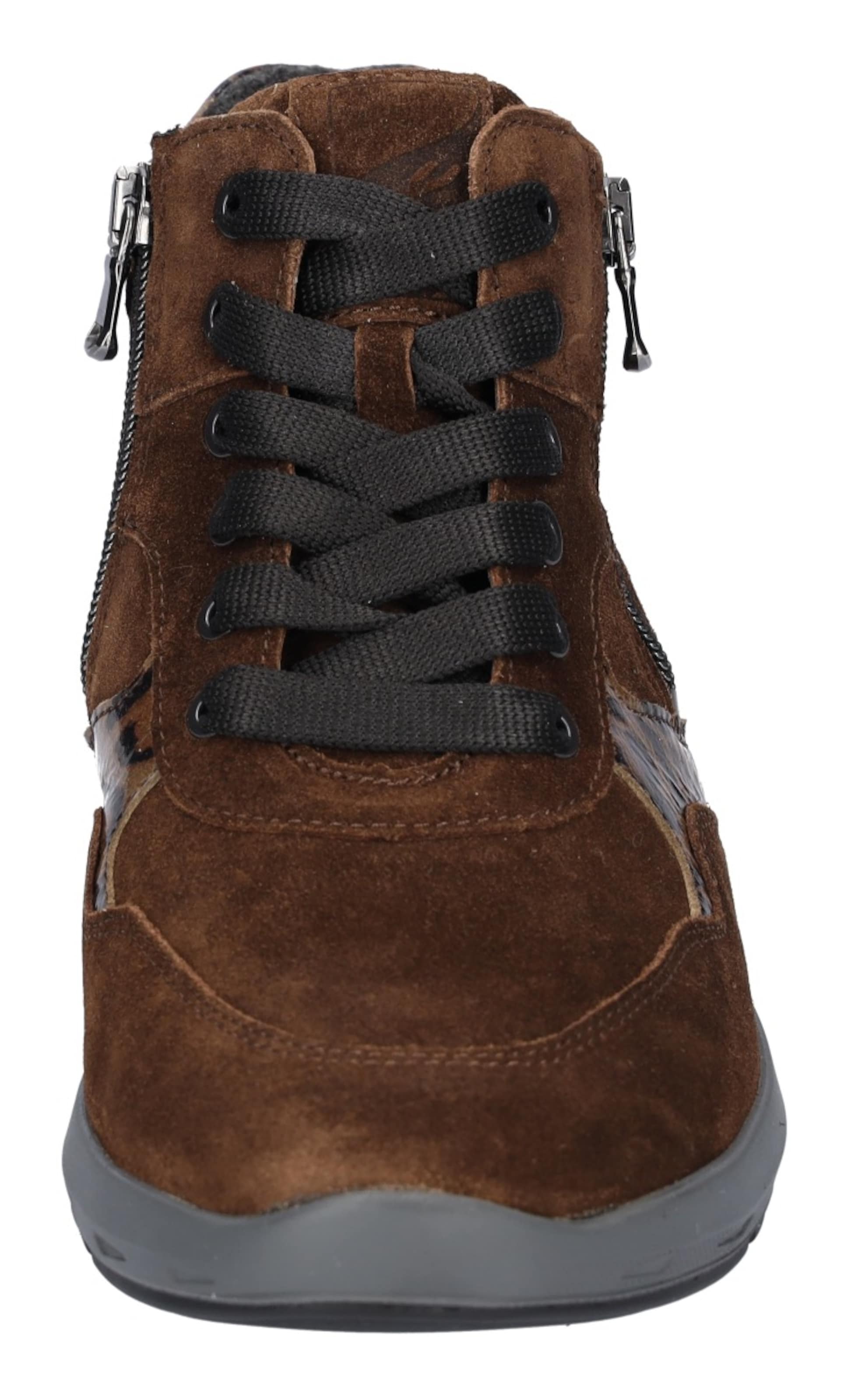WALDLÄUFER Lace-Up Ankle Boots in Brown