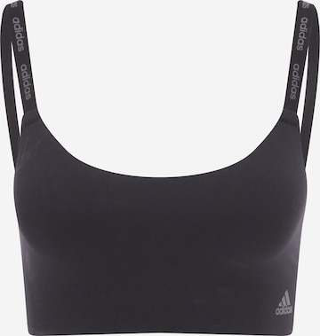 ADIDAS SPORTSWEAR Bralette Bra 'SCOOP' in Black: front