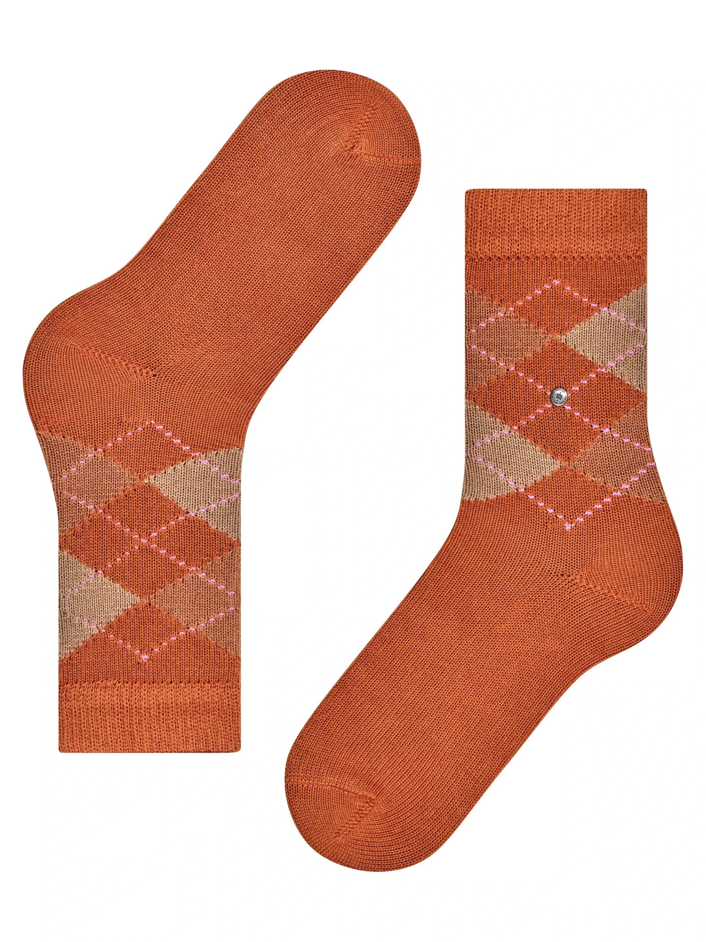BURLINGTON Socks 'Whitby' in Orange