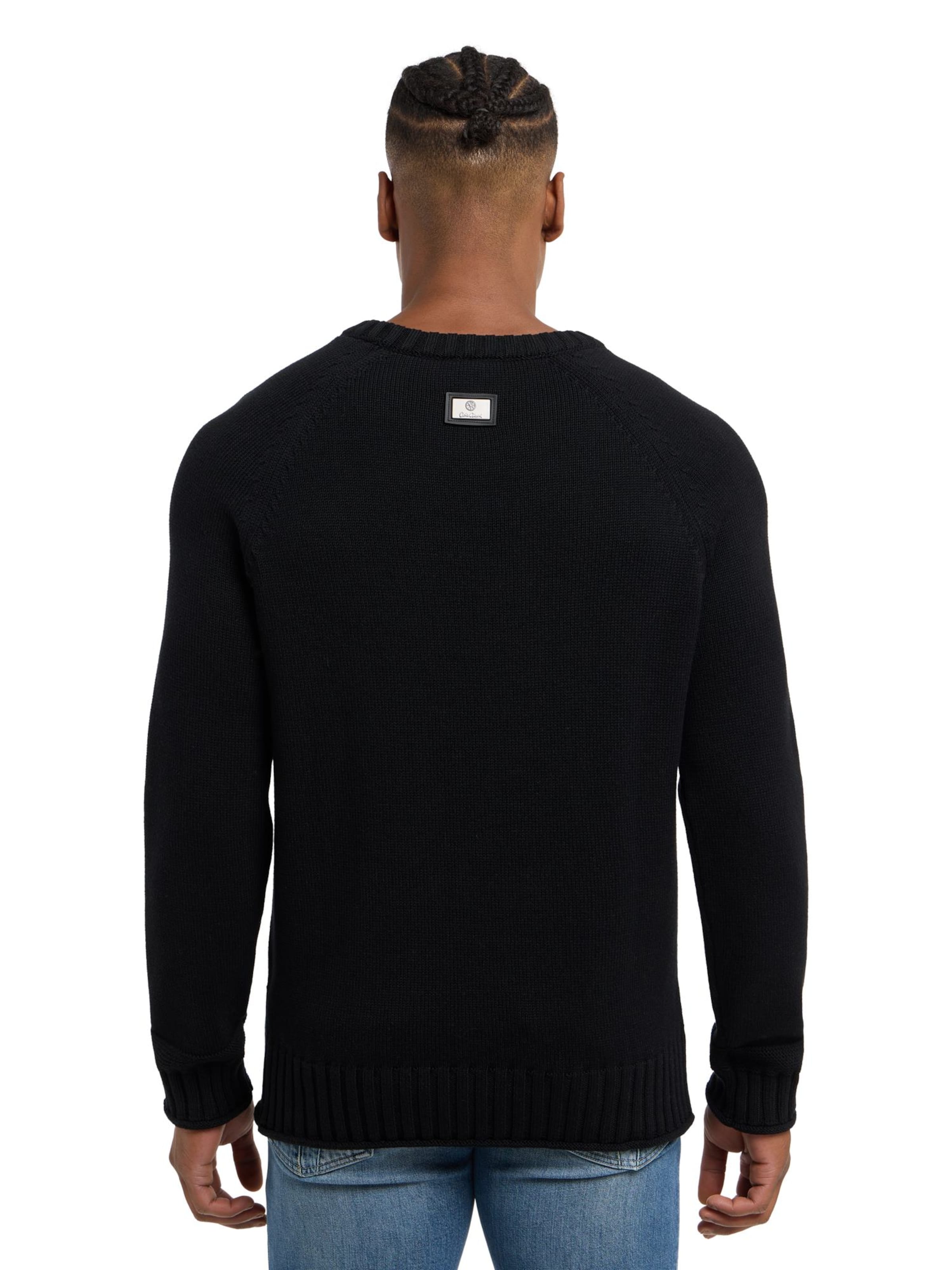 Pull-over 'Ditta' Carlo Colucci en noir