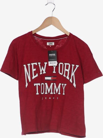 Tommy Jeans T-Shirt M in Rot: predná strana