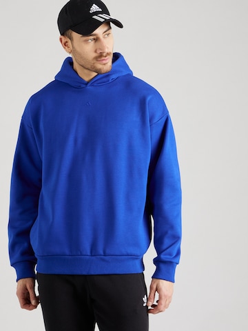 ADIDAS ORIGINALS - Sweatshirt de desporto 'ONE' em azul: frente