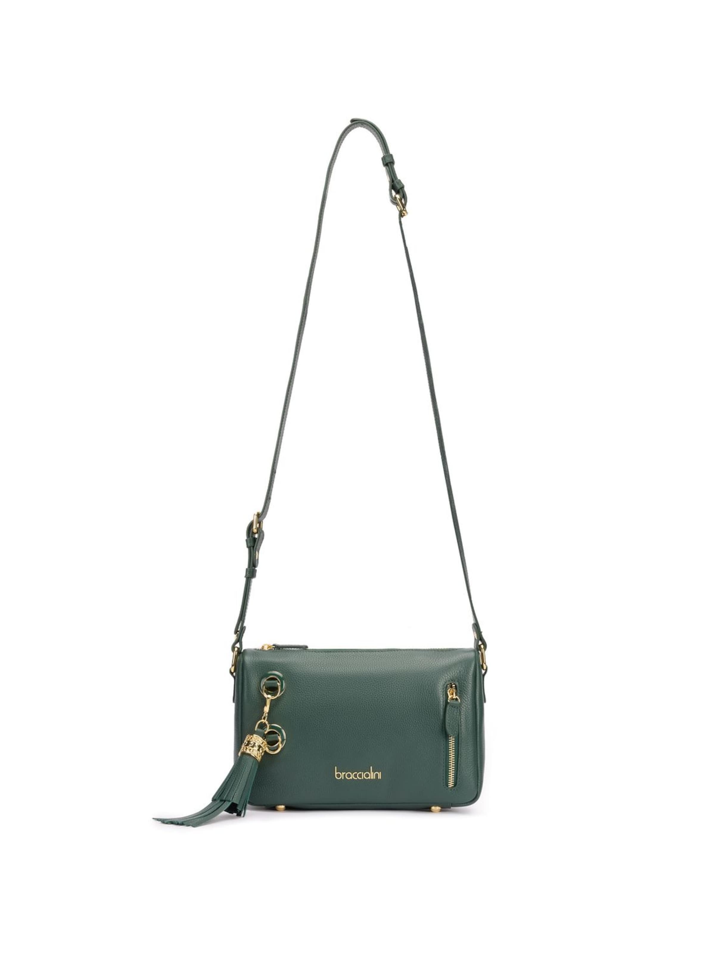 Braccialini Schultertasche 'Margot'‌‌‌‌‌‌ in Grün: Vorderseite