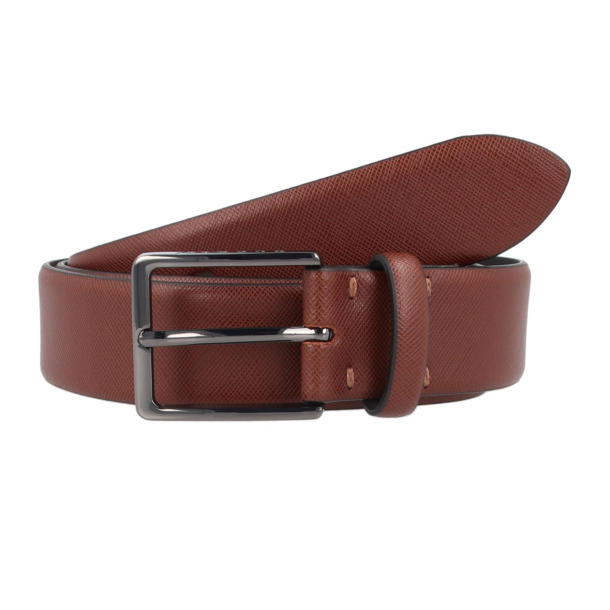 Ceinture bugatti en marron : devant