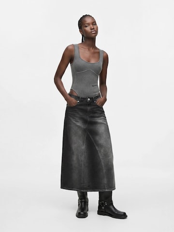 KARL LAGERFELD JEANS Rock in Schwarz: Vorderseite