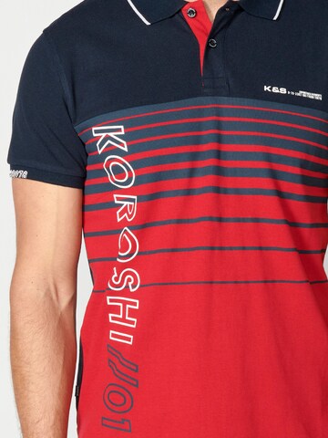 KOROSHI T-Shirt in Blau