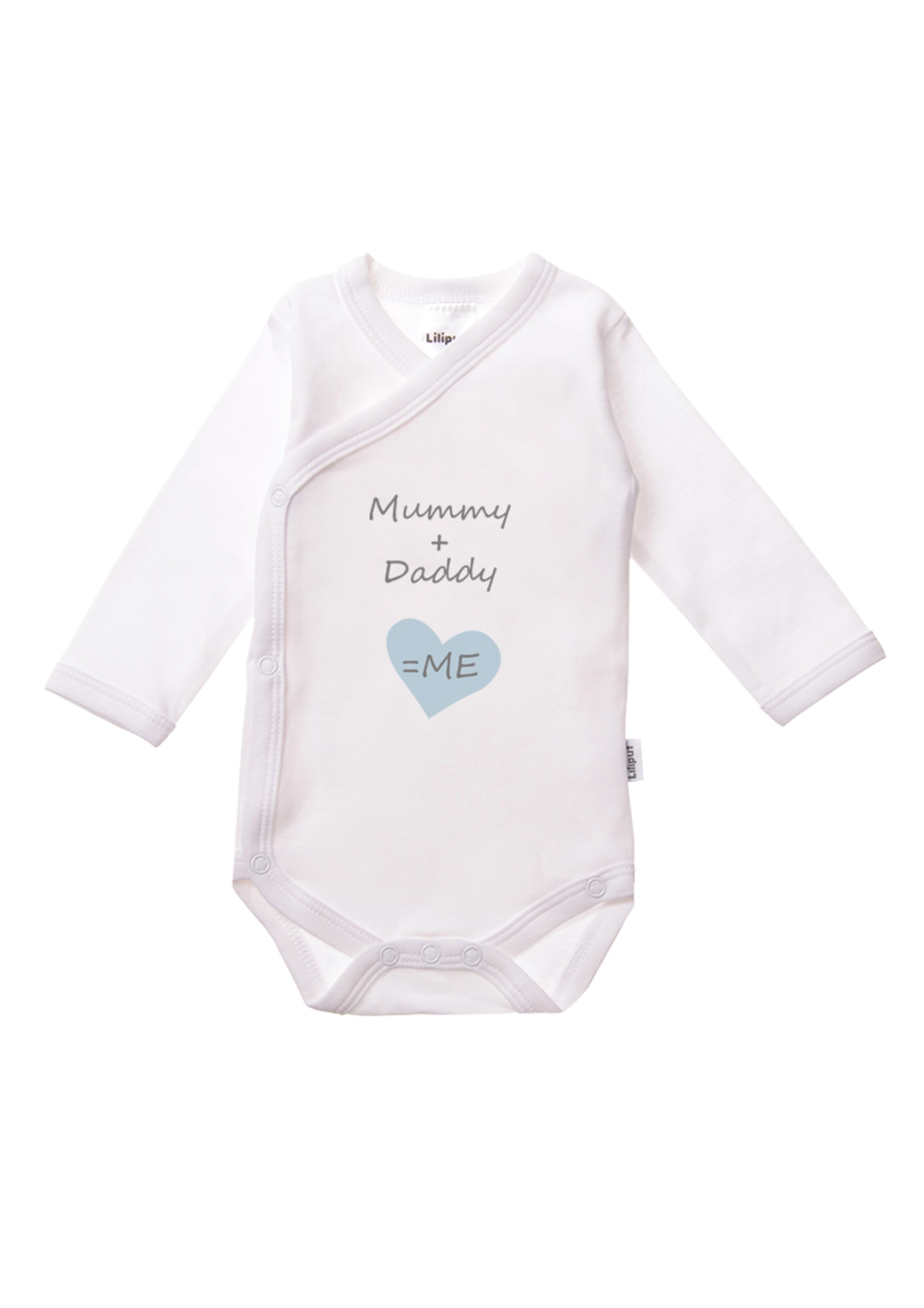 LILIPUT Romper/Bodysuit 'Mummy + Daddy' in White