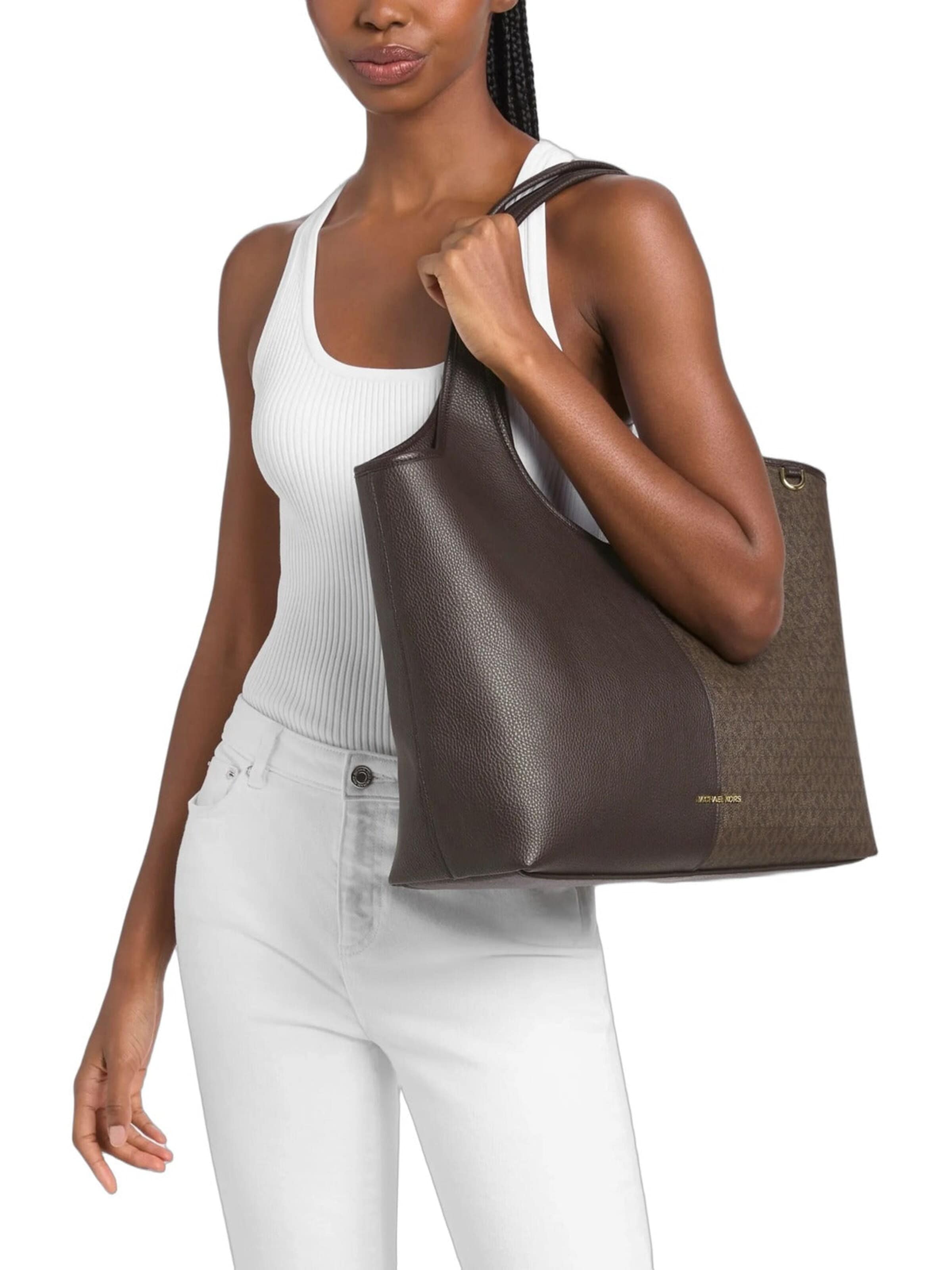 MICHAEL Michael Kors - Shopper 'Michael Kors Cabas Henly Marron Chocolat' en marrón