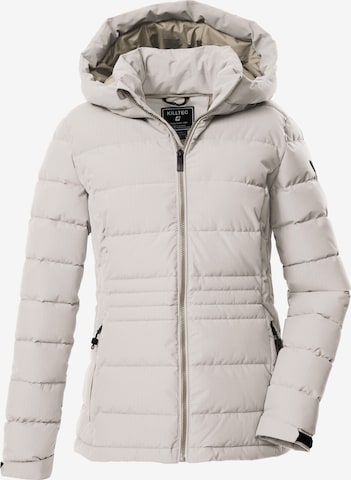 KILLTEC Outdoorjacke in Weiß: Vorderseite