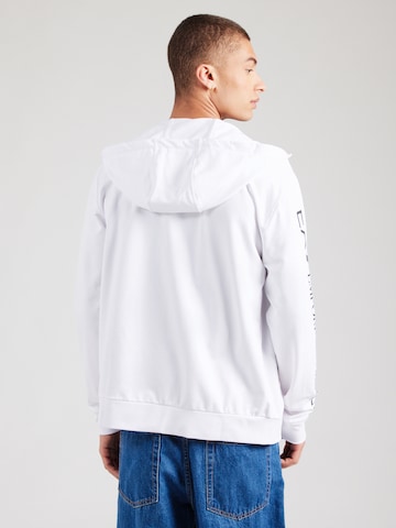 EA7 Emporio Armani Кофта на молнии в Белый