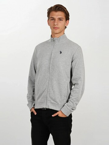 U.S. POLO ASSN. Sweat jacket in Grey