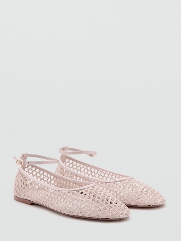 MANGO - Bailarinas con hebilla 'NUBE' en beige